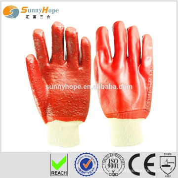 Sunnyhope PVC toalla línea guantes de seguridad industrial